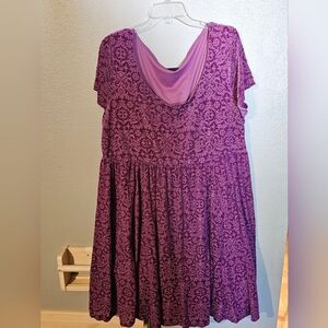 Torrid Pink Velvet Dress